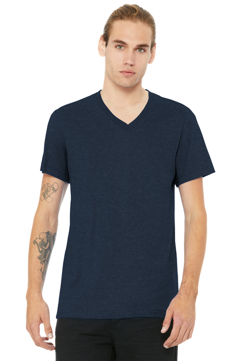 0378__BC3005CVC__0__quote__BELLA-CANVAS-Unisex-Heather-CVC-V-Neck-Tee__HthrNavy.jpg