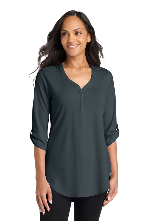 0130__LK6840__30_16__from__Port-Authority-Women-s-City-Stretch-3-4-Sleeve-Tunic__Graphite.jpg