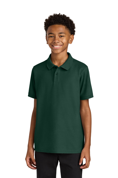 0388__Y200__14_98__from__Port-Authority-Youth-Wearever-Signature-Pique-Polo__DarkGreen.jpg