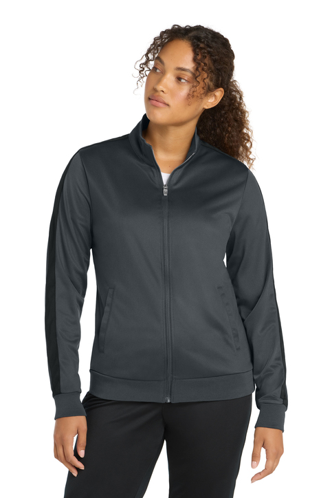 0169__LST94__38_76__from__Sport-Tek-Women-s-Tricot-Sleeve-Stripe-Track-Jacket__GrphBlk.jpg